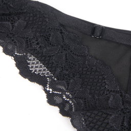 High end panty-black