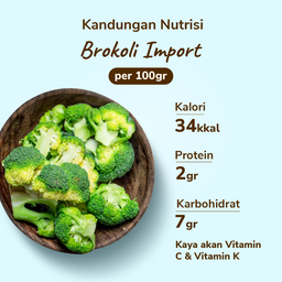 Brokoli Import 300gram