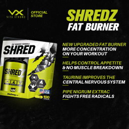 VITAXTRONG™ SHREDZ (100 Capsules) | Advanced Thermogenic Fat Burner with Natural Caffeine • Energy, Focus & Cutting Support [VX]