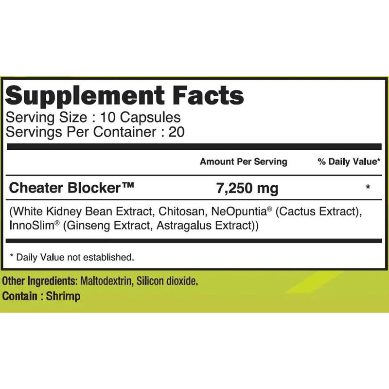 VITAXTRONG™ Cheater Blocker | Carbs & Fat Blocker • Weight Loss & Weight Management • Cheat Meals & Festive Eating Support  [VX]_7