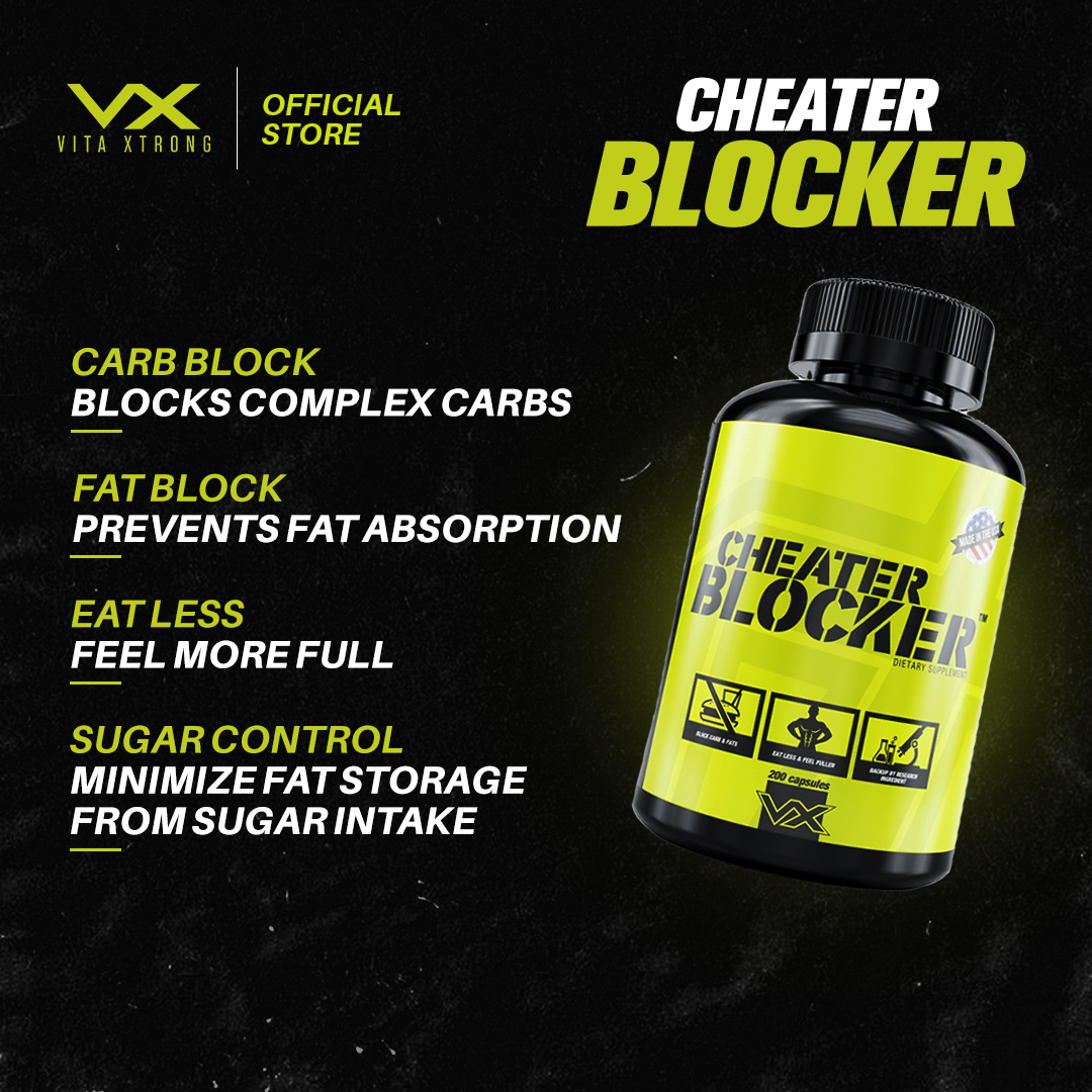 VITAXTRONG™ Cheater Blocker | Carbs & Fat Blocker • Weight Loss & Weight Management • Cheat Meals & Festive Eating Support  [VX]_6