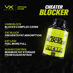 VITAXTRONG™ Cheater Blocker | Carbs & Fat Blocker • Weight Loss & Weight Management • Cheat Meals & Festive Eating Support  [VX]