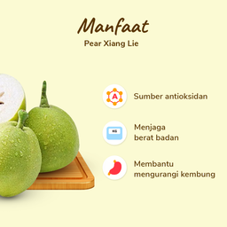 Pear Xiang Lie Astro Farm pack 2-3 pcs 200-250 gram