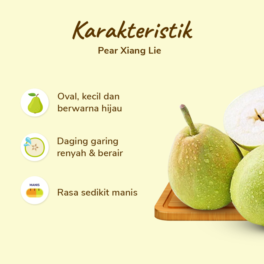 Pear Xiang Lie Astro Farm pack 2-3 pcs 200-250 gram_1