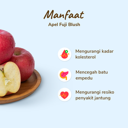 Apel Fuji Blush Premium Size L 2-3 pcs 400-500 gram