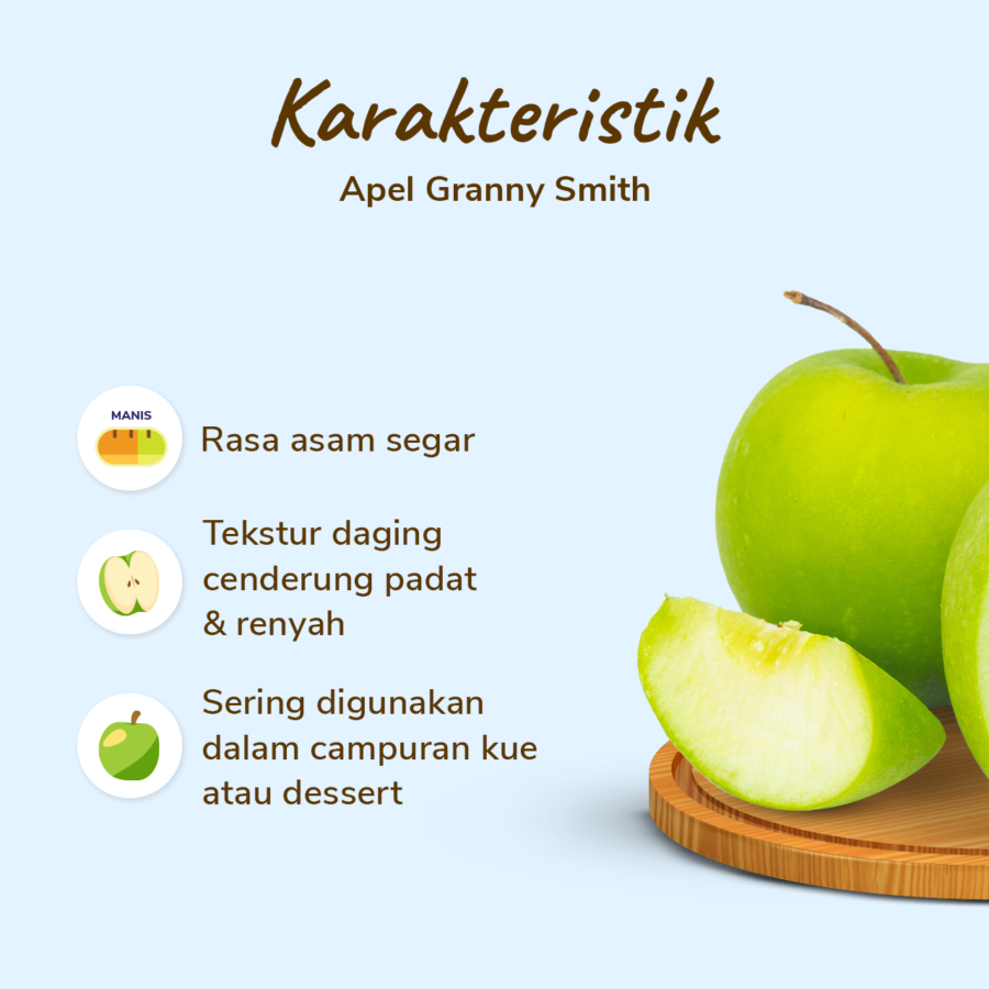Apel Granny Smith 2-4 pcs 330-400 gram_1