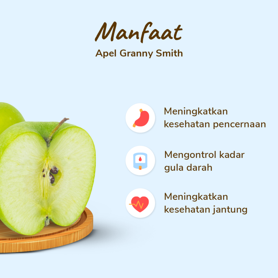 Apel Granny Smith 2-4 pcs 330-400 gram_2