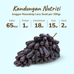 Anggur Moondrops Less Seed 500gram