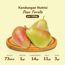 Pear Forelle 2-3 pcs 340-400 gram