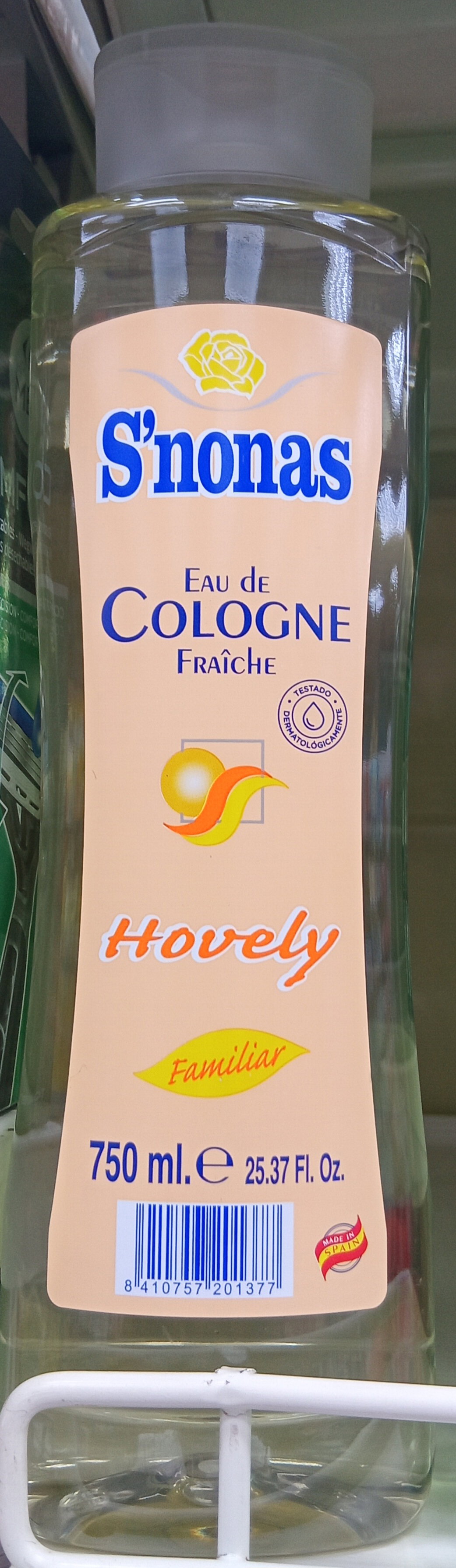 S'Nonas  Eau De Cologne Fraiche Hovely 750ml_0