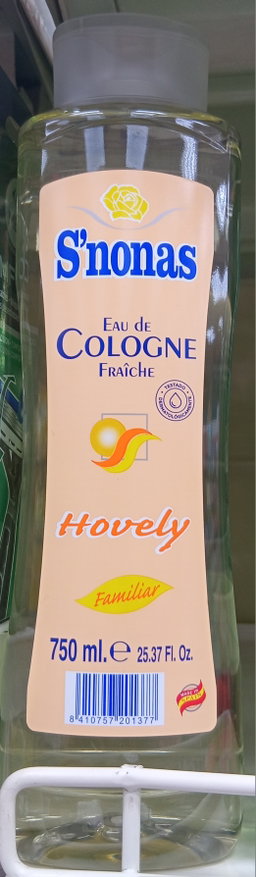 S'Nonas  Eau De Cologne Fraiche Hovely 750ml
