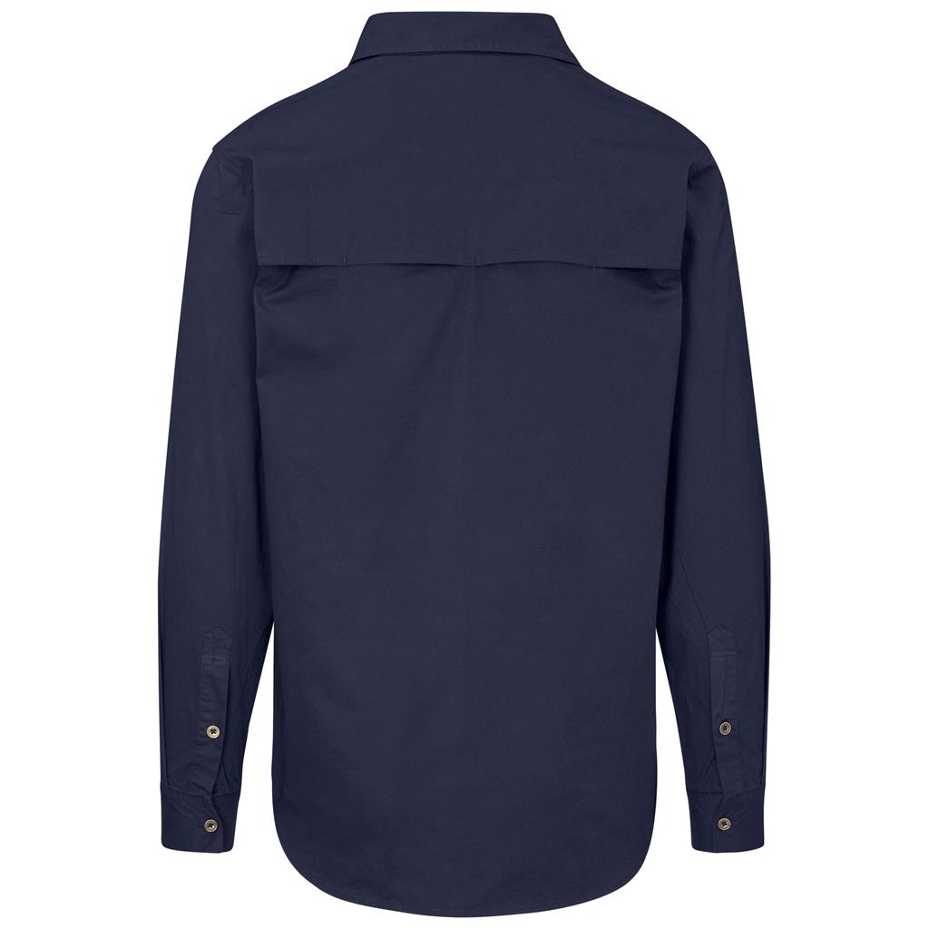Mens Long Sleeve Mawenzi Twill Shirt_3