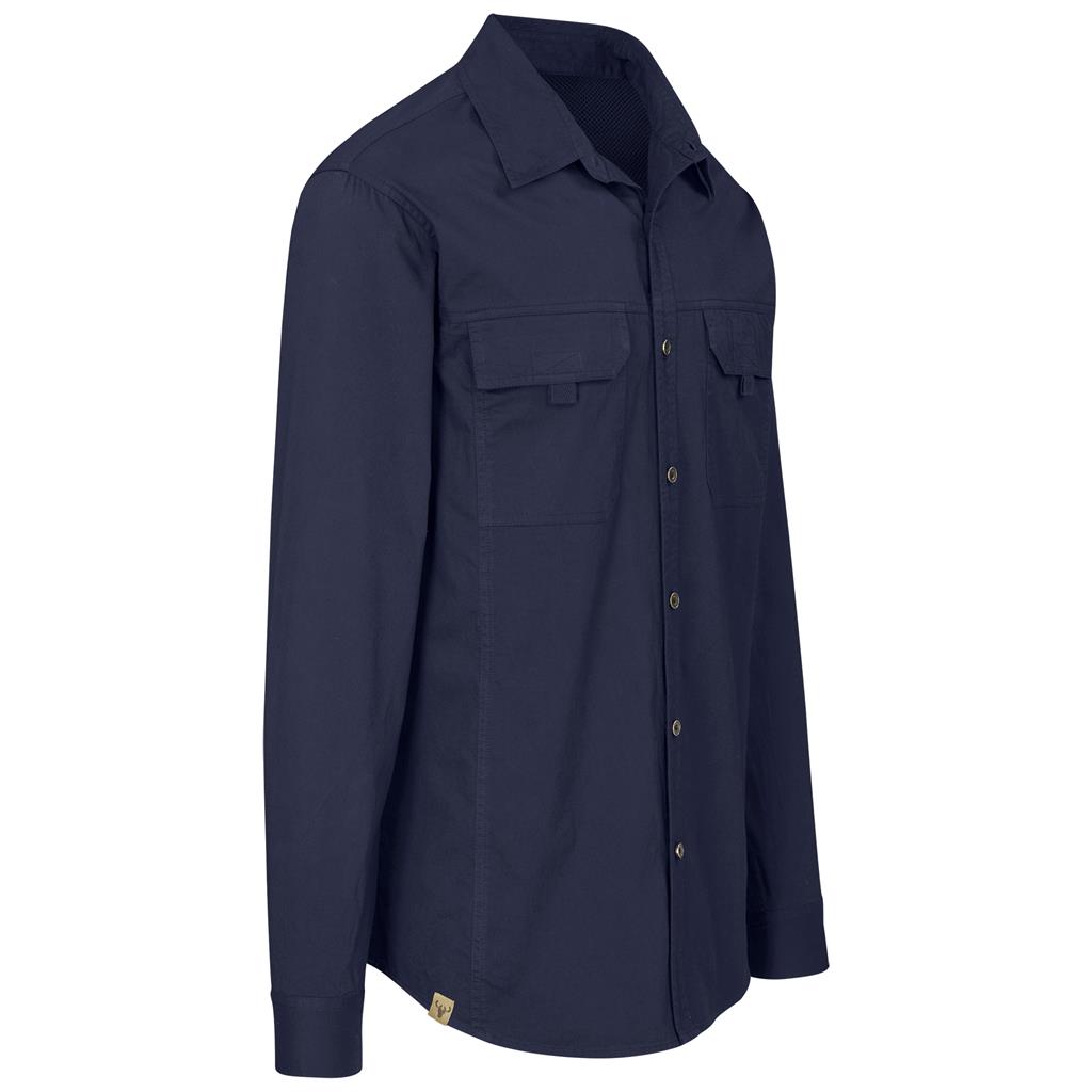 Mens Long Sleeve Mawenzi Twill Shirt_4