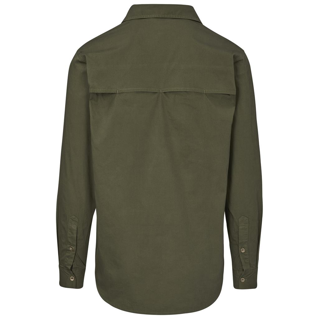 Mens Long Sleeve Mawenzi Twill Shirt_6