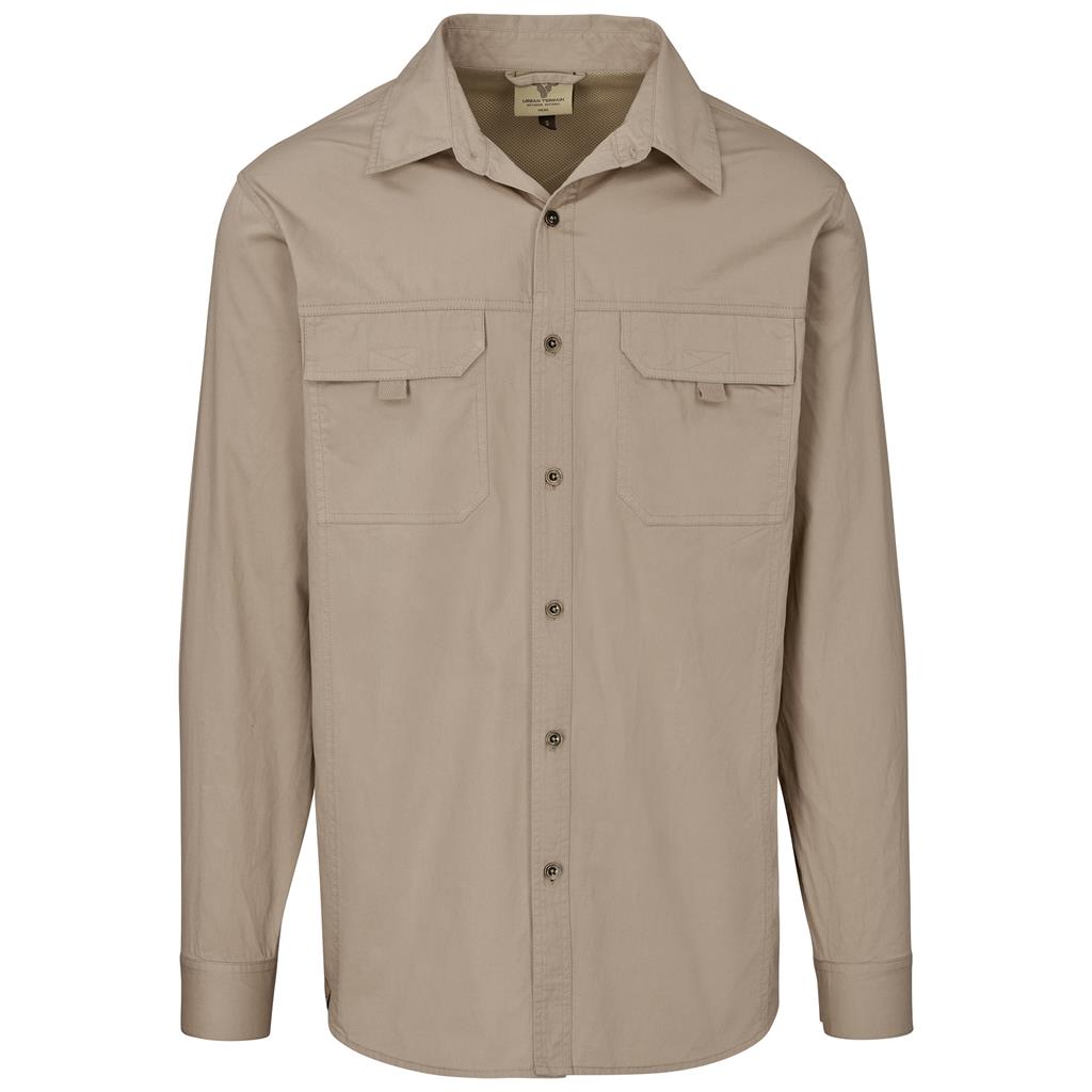 Mens Long Sleeve Mawenzi Twill Shirt_10