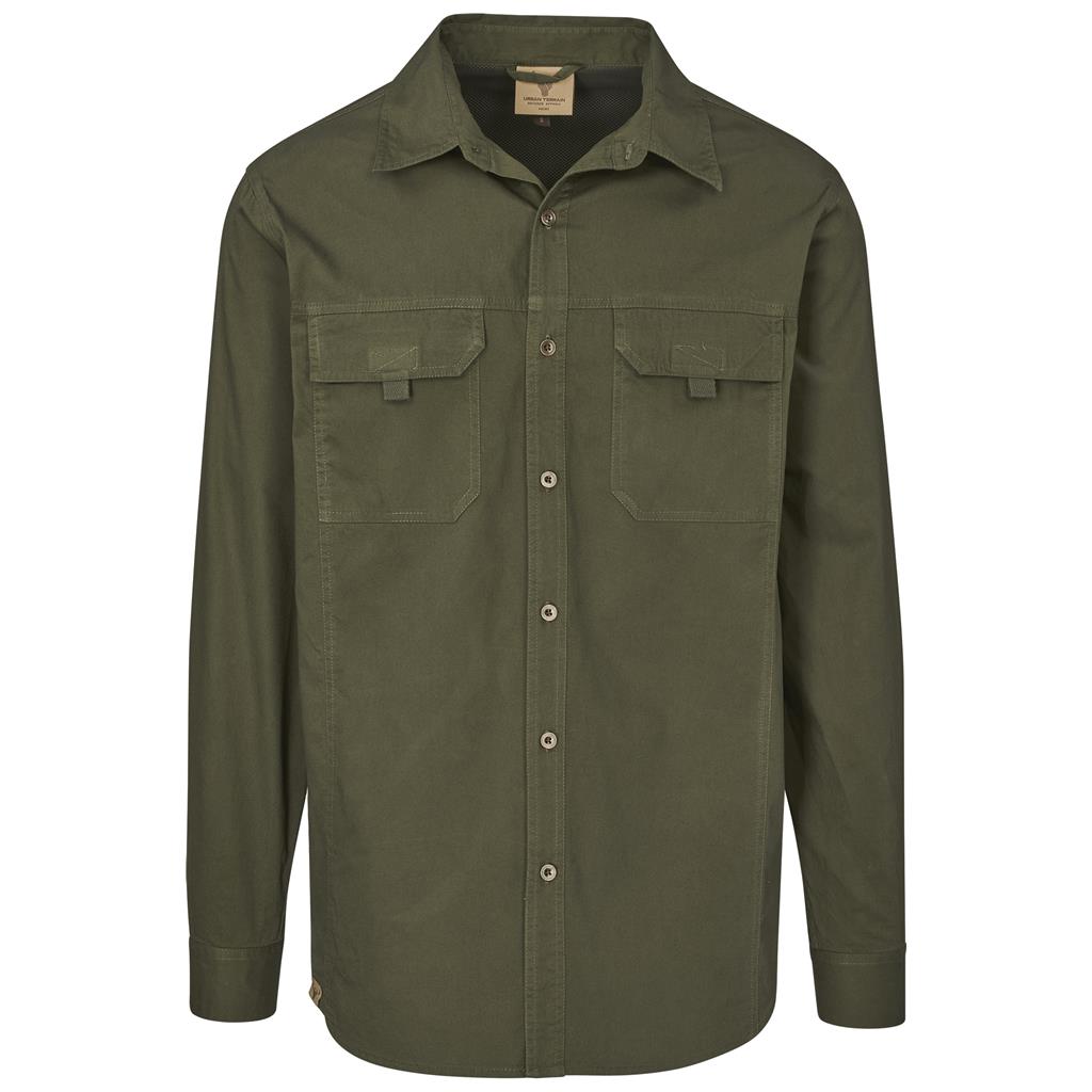 Mens Long Sleeve Mawenzi Twill Shirt_11