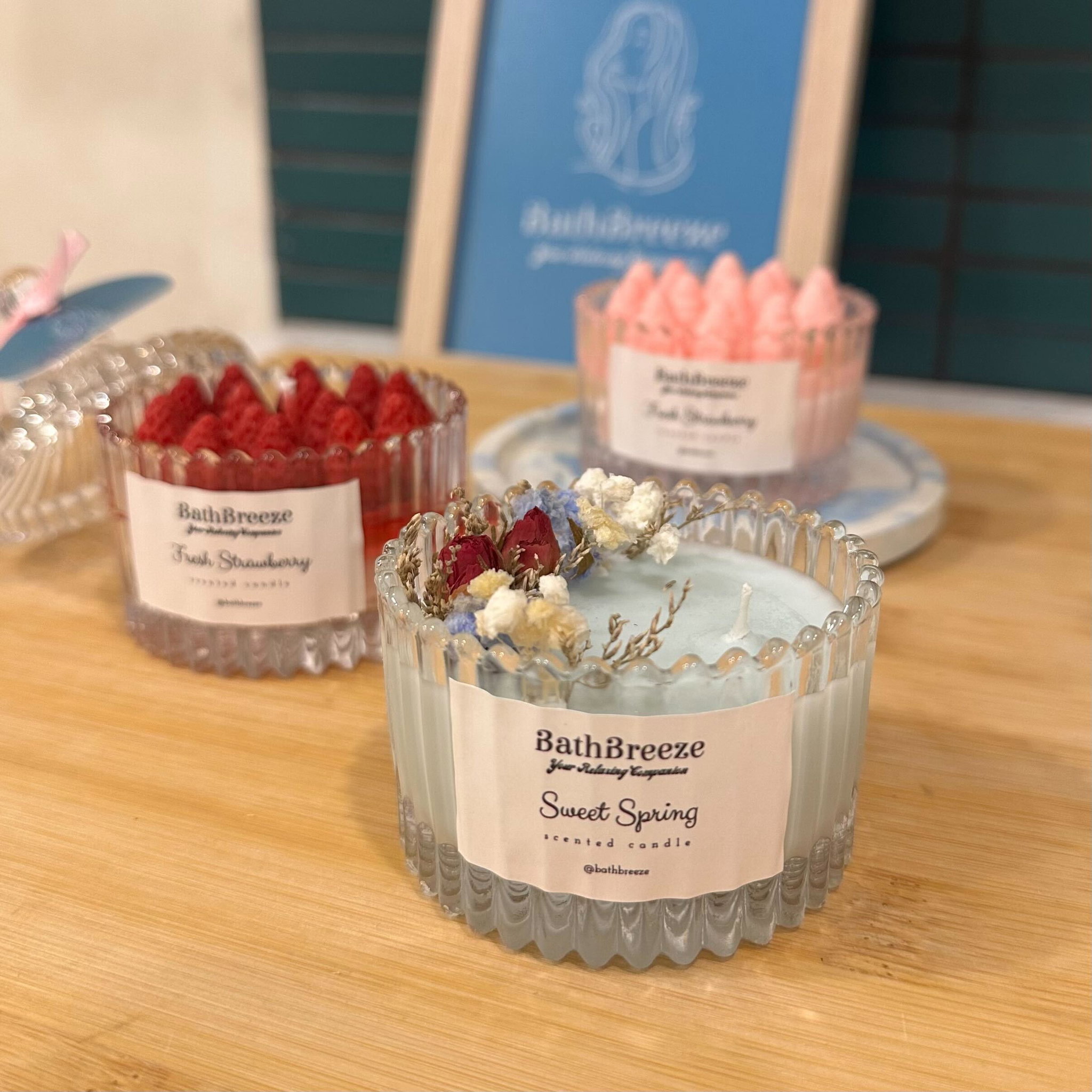 BathBreeze Sweet Spring Candle - Lilin Aromaterapi / Scented Candle - Blue Sky_0