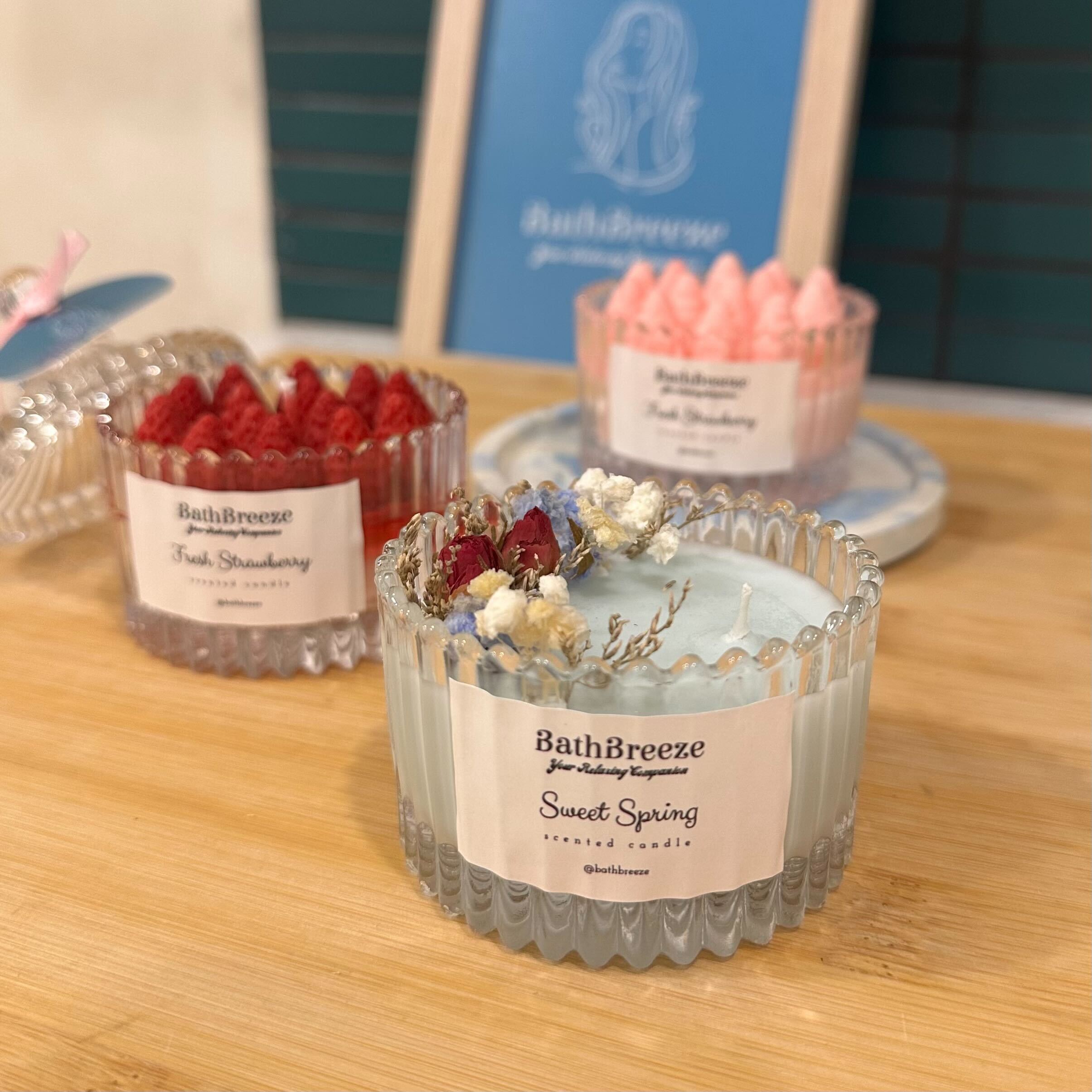 BathBreeze Sweet Spring Candle - Lilin Aromaterapi / Scented Candle - Blue Sky_0