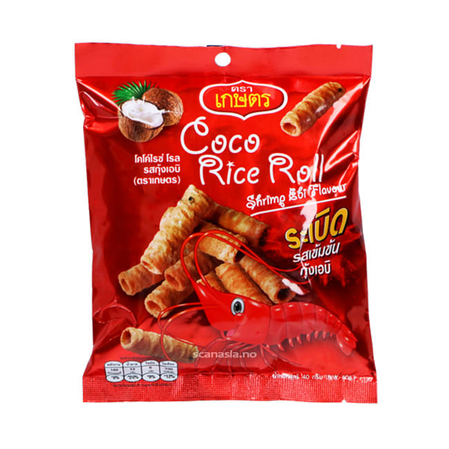 Kaset Coco Roll Shrimp Flavour 40gm