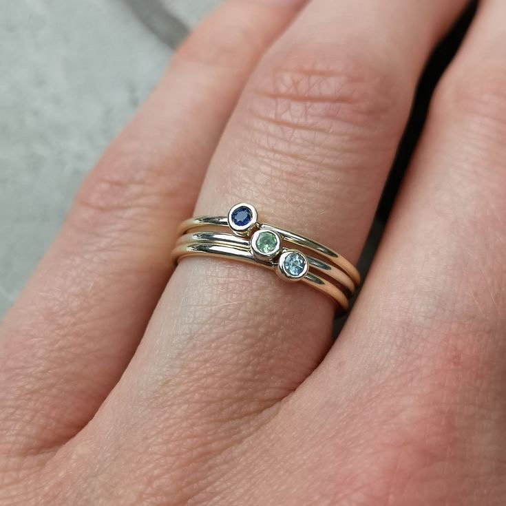 Gemstone ring 🦩_2