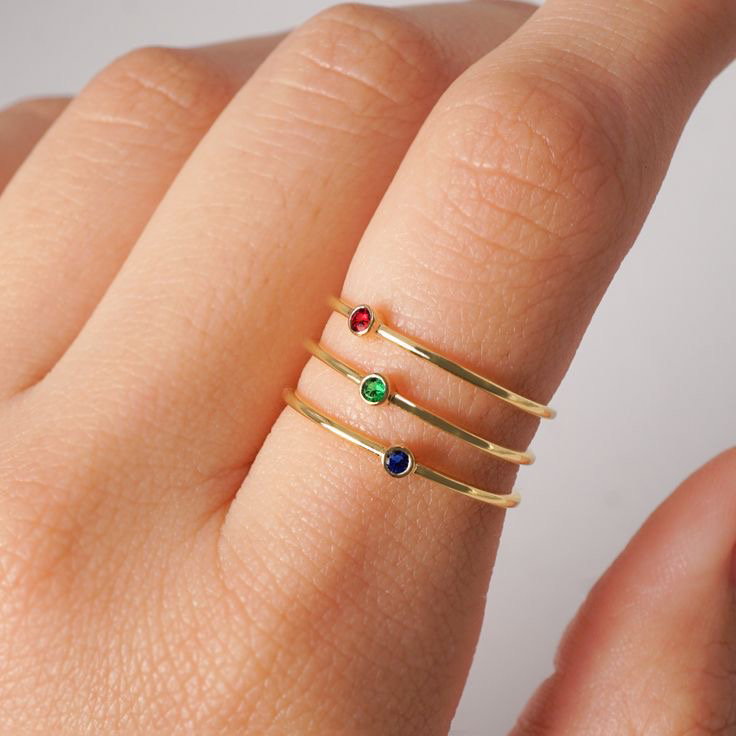 Gemstone ring 🦩