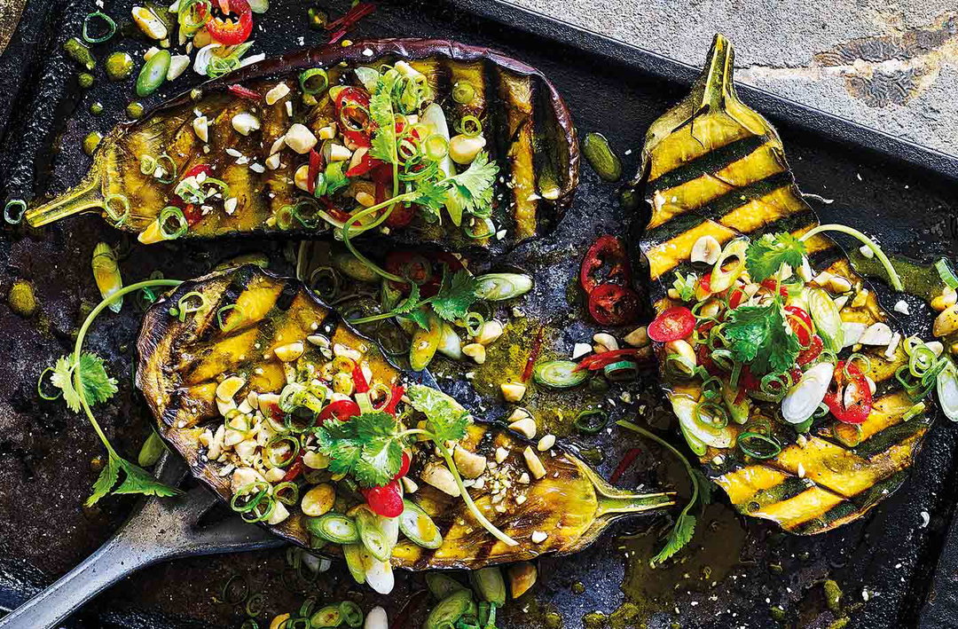 Grilled eggplant