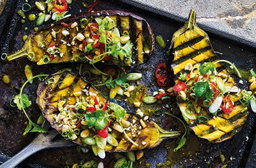 Grilled eggplant