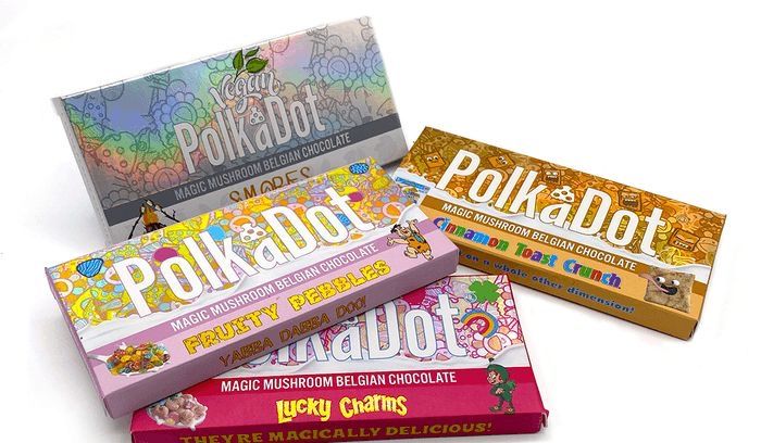 PolkaDot Magic Mushroom Chocolate