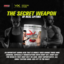 BAAM!! Creatine Monohydrate MAX ATP 500 (300g) | Super Micronized Powder, Muscle Strength & Recovery