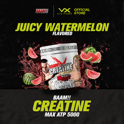 BAAM!! Creatine Monohydrate MAX ATP 500 (300g) | Super Micronized Powder, Muscle Strength & Recovery