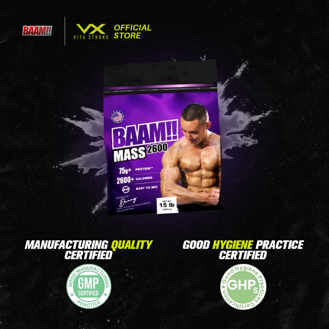 BAAM!! Mass Gainer 2600 (6lbs / 2.72kg) – High Calorie 2600 kcal • 75g Protein • Lab Tested [BAAM]_4