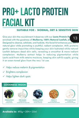 PRO+ Lacto Protein Facial Kit