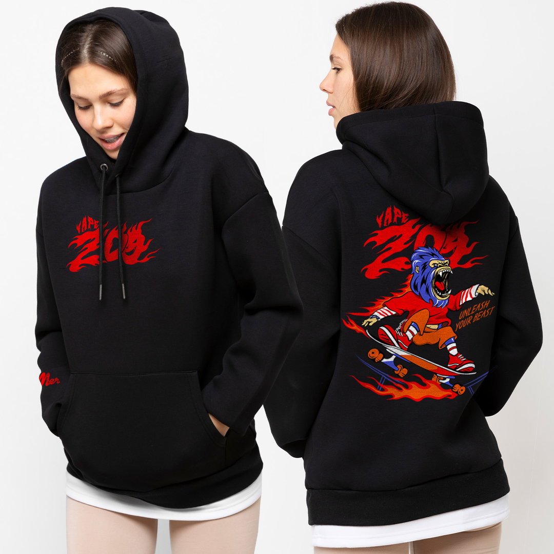 SKATE RED HOODIE