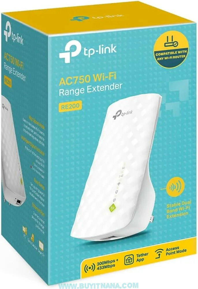  TP-Link RE200 AC750 Wi-Fi Range Extender