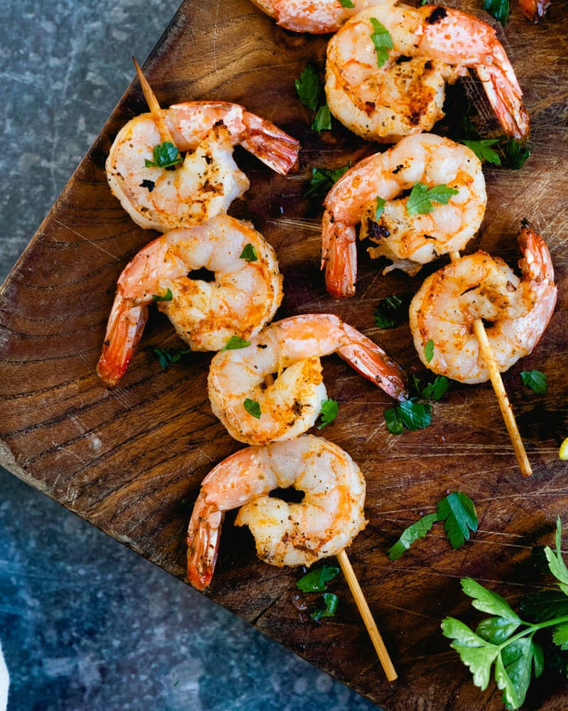 Shrimp skewers 