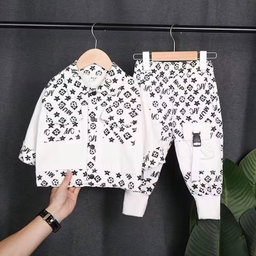 Workwear set new Korean sty clothes for kids 