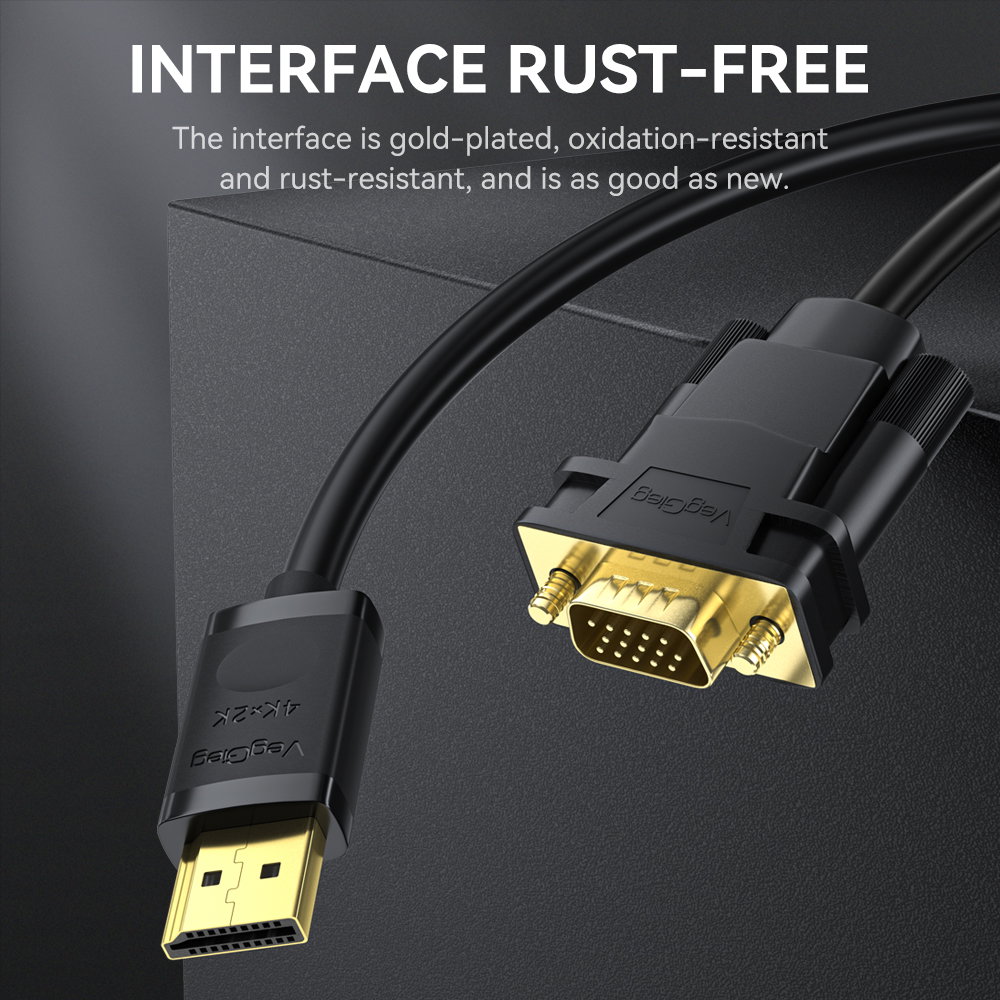 DP to VGA M/M Cable 1.5M