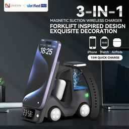 Chargeur Magnétique sans Apple 3n1 en forme de voiture