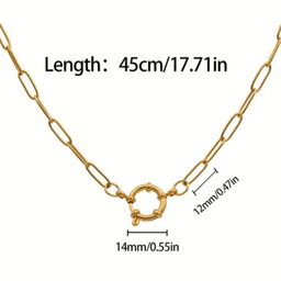 Custom charm necklace - Gold, by The Charm Lab
