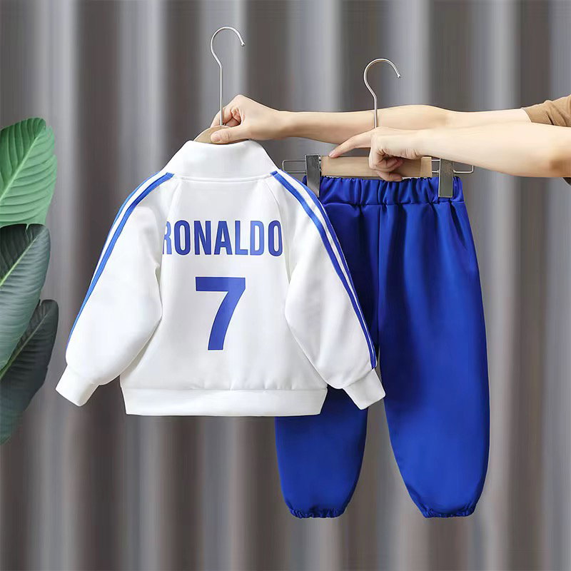 Boys' Suit Spring and Autumn Two-piece Suit Spring Suit Trendy Sportswear_1