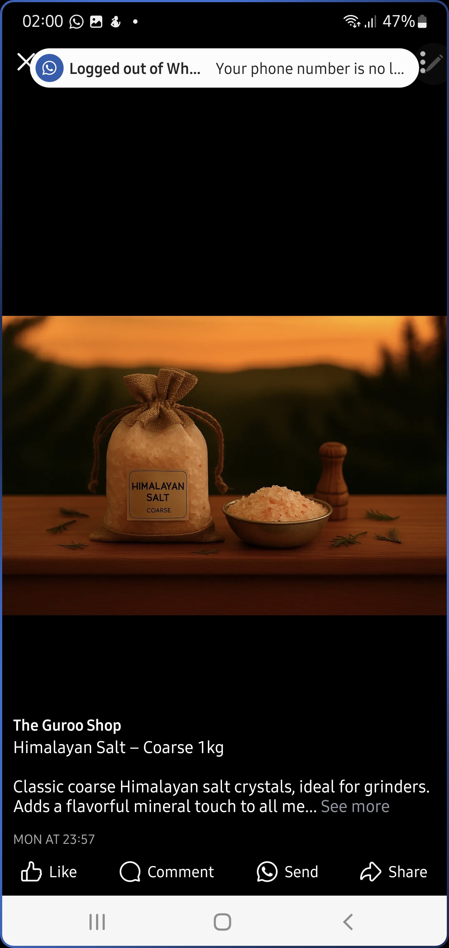 Himalayan Salt – Coarse 1kg_0