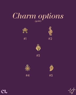 Custom charm necklace - Gold, by The Charm Lab