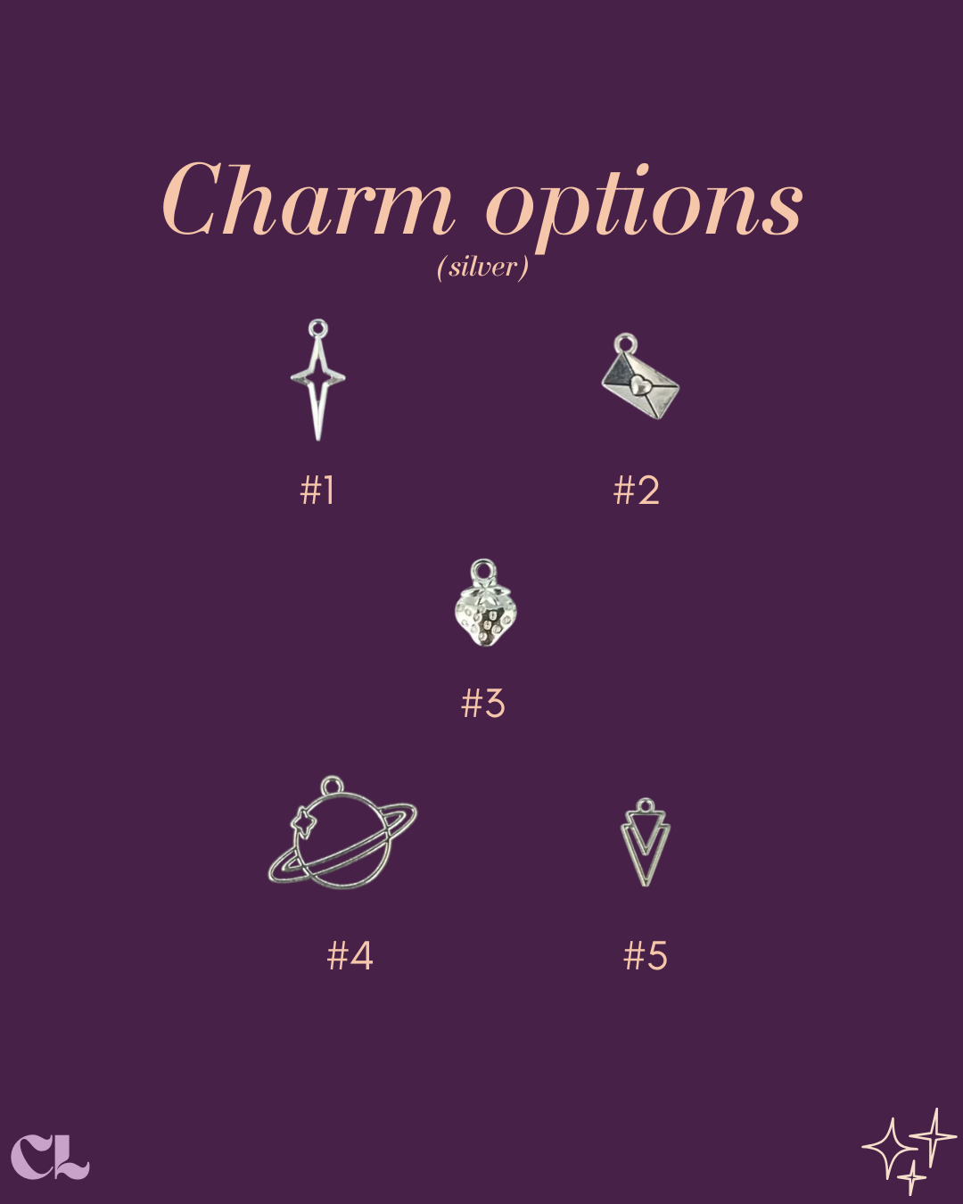 Custom charm necklace - Silver, by The Charm Lab_3