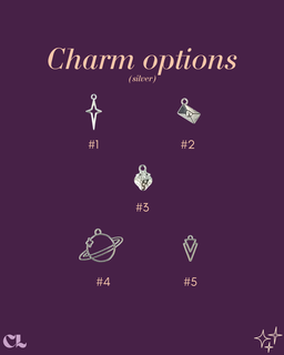 Custom charm necklace - Silver, by The Charm Lab