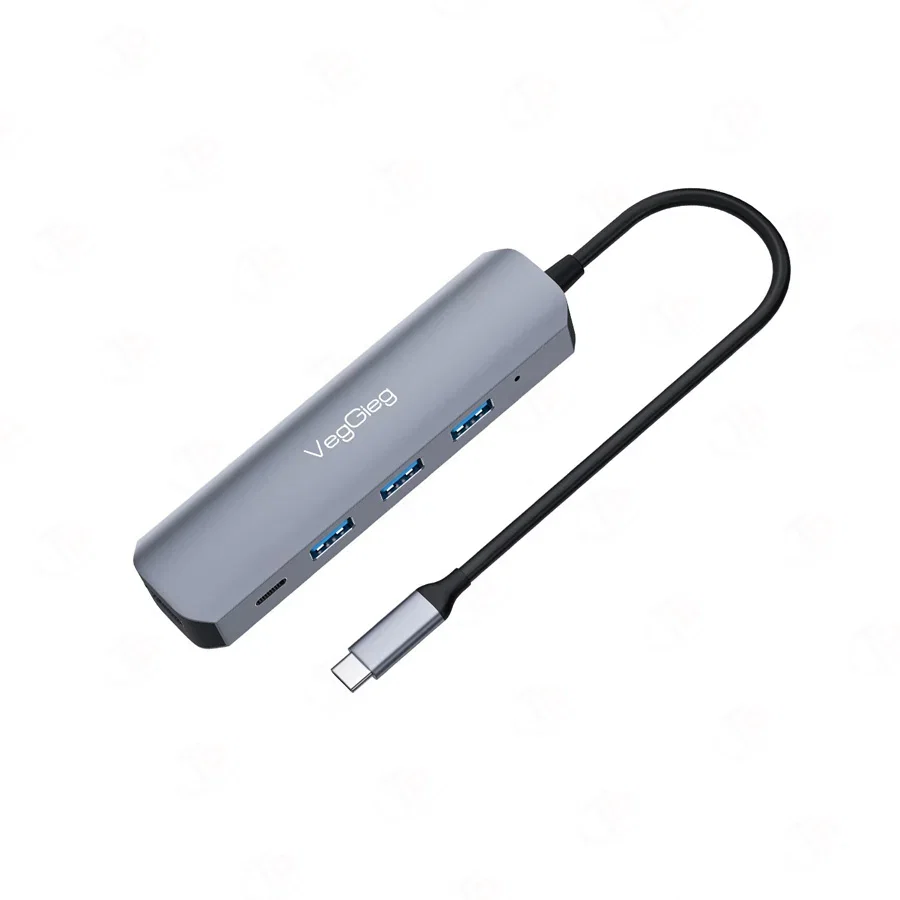Type-C to HDMI+USB3.0*1+USB2.0+RJ45 100MbpsPD HUB V-TC05R_1
