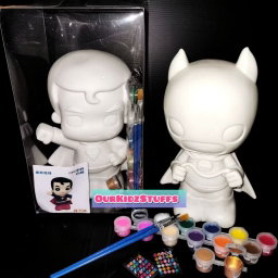 Superhero Collection Piggybank Painting Kit
