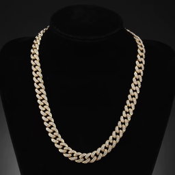 European and American Fashion Rapper Accessories Hot Sale 13mm Hip Hop Diamond Crypto Cuban Necklace Fashion Chains Necklaces