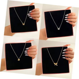 Long Tassel Women Ball Chain Necklace Stainless Steel 18k Gold Plated Minimalist Euramerican Necklaces Jewelry