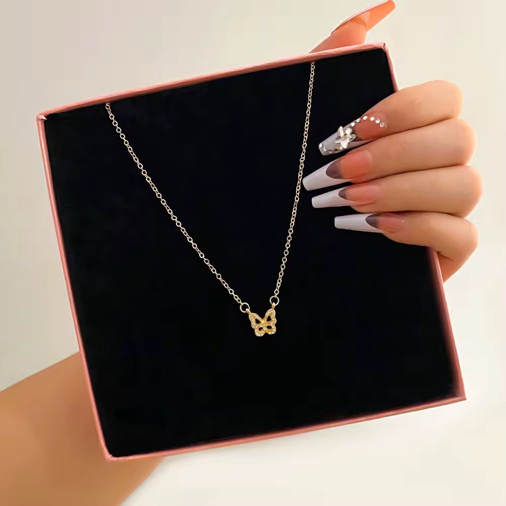 Long Tassel Women Ball Chain Necklace Stainless Steel 18k Gold Plated Minimalist Euramerican Necklaces Jewelry_2