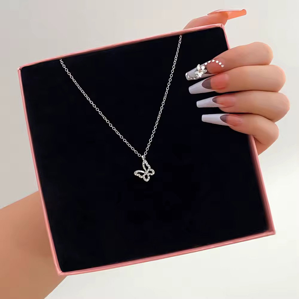 Long Tassel Women Ball Chain Necklace Stainless Steel 18k Gold Plated Minimalist Euramerican Necklaces Jewelry_1